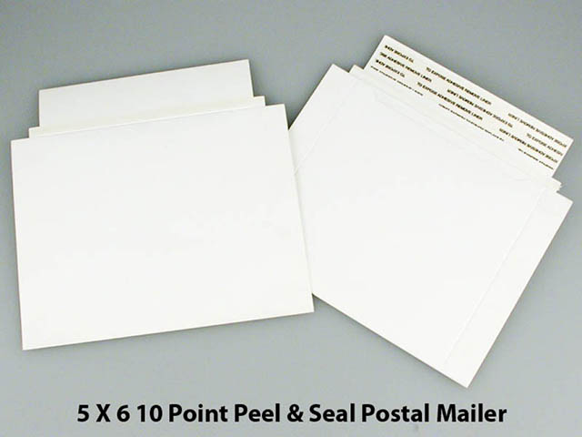 5x6 Peel and Seal Postal Mailer