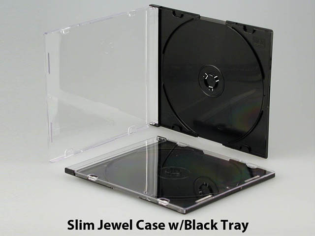 Slim Jewel Case w/black tray