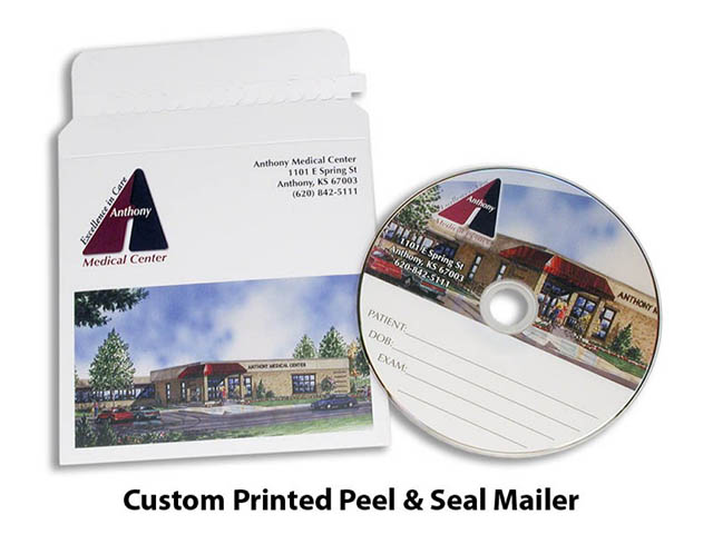 Custom Printed peel and seal Mailer