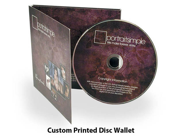 Custom Printed Disc Wallet