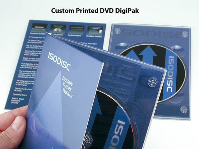 Custom Printed DVD Digipak