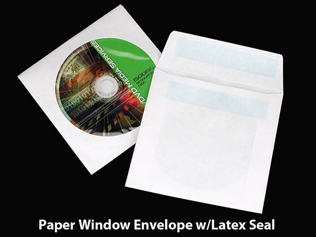 Paper Window Envelope w/Latex Seal